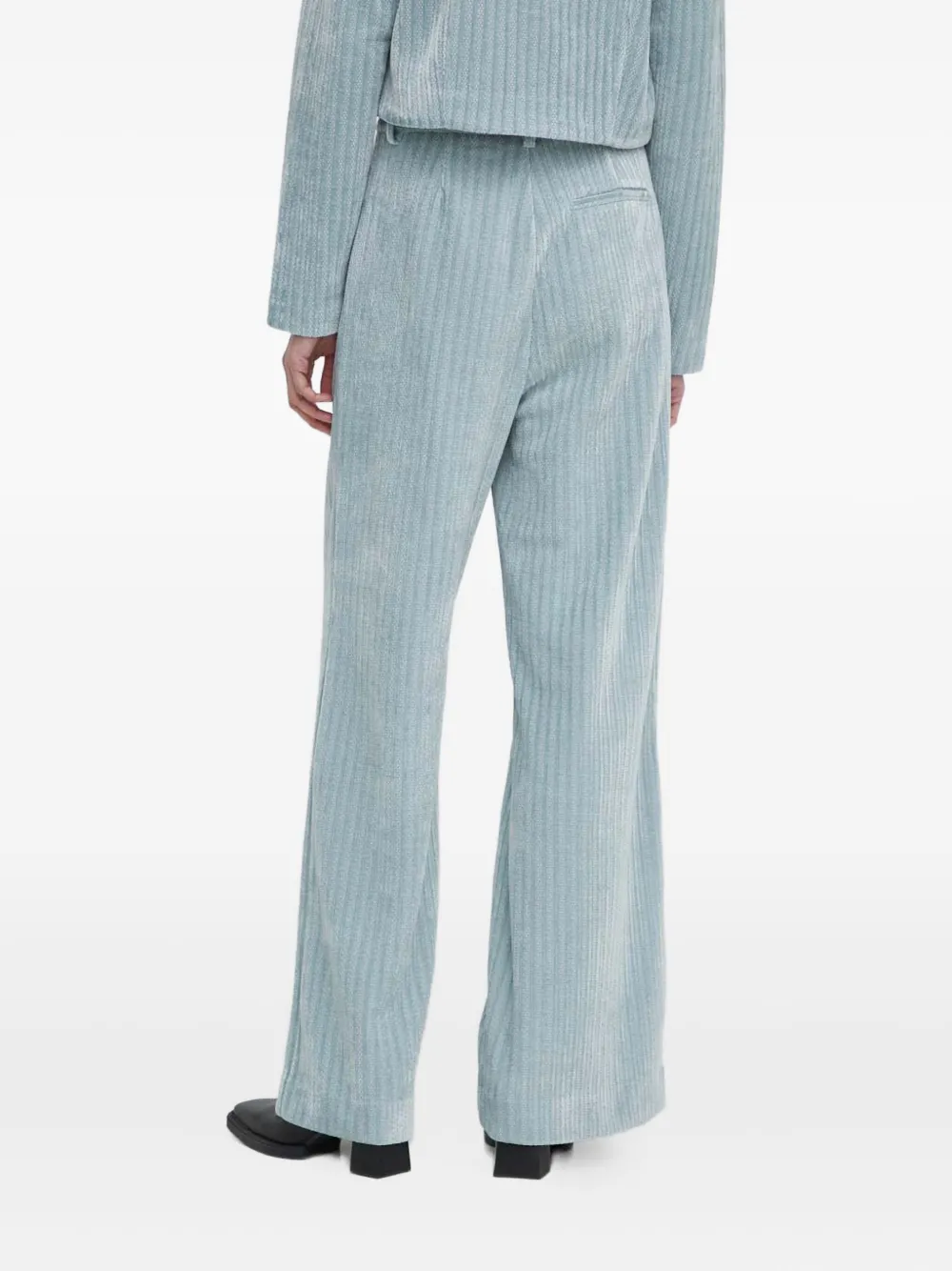 Gestuz Elnoragz Corduroy Trousers In Blue