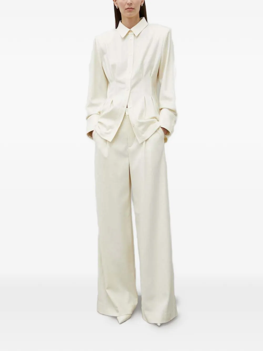  Gestuz Button-up Shirt - Neutrals 