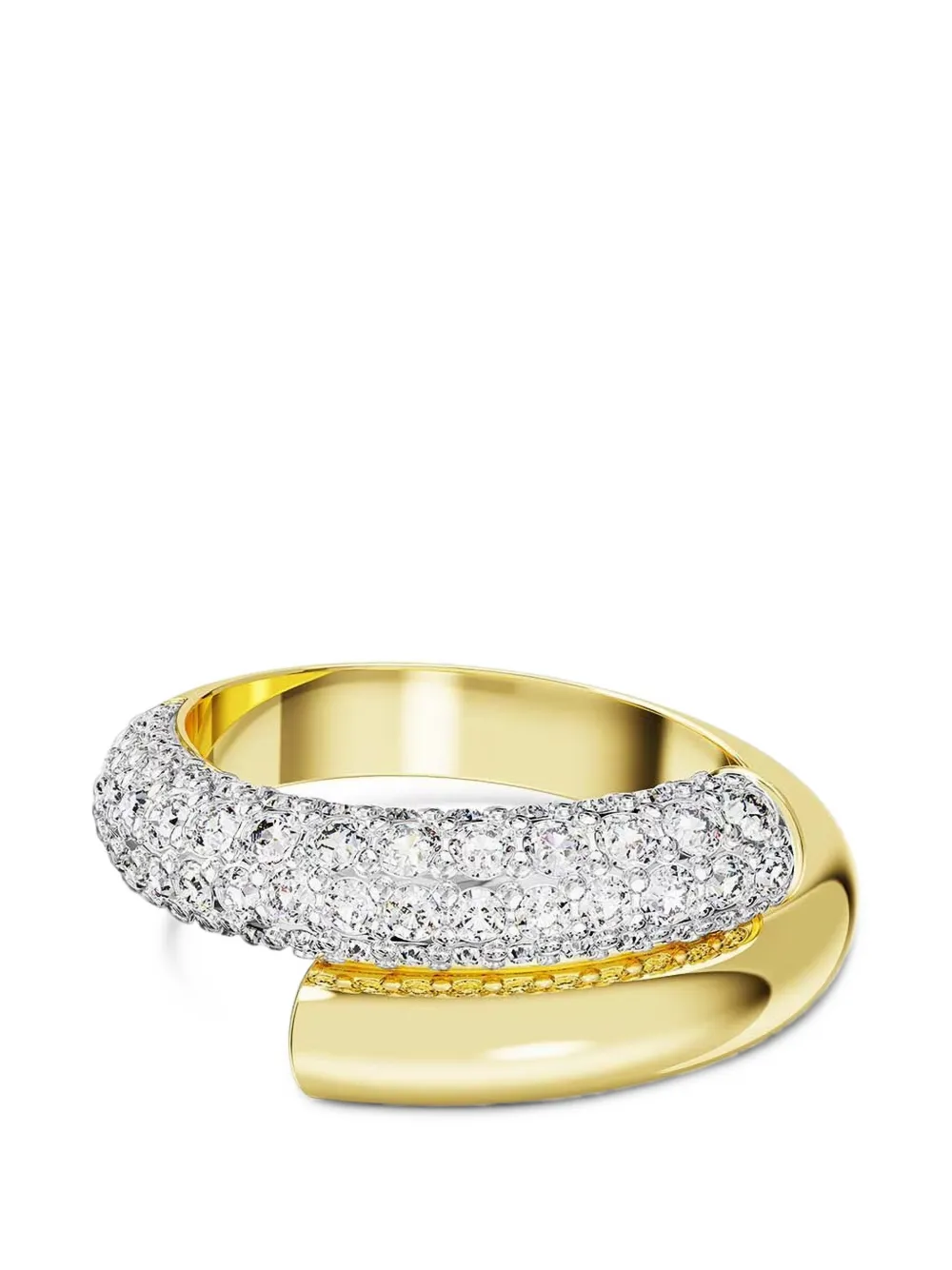 Swarovski crystal-embellished wrap ring - Oro
