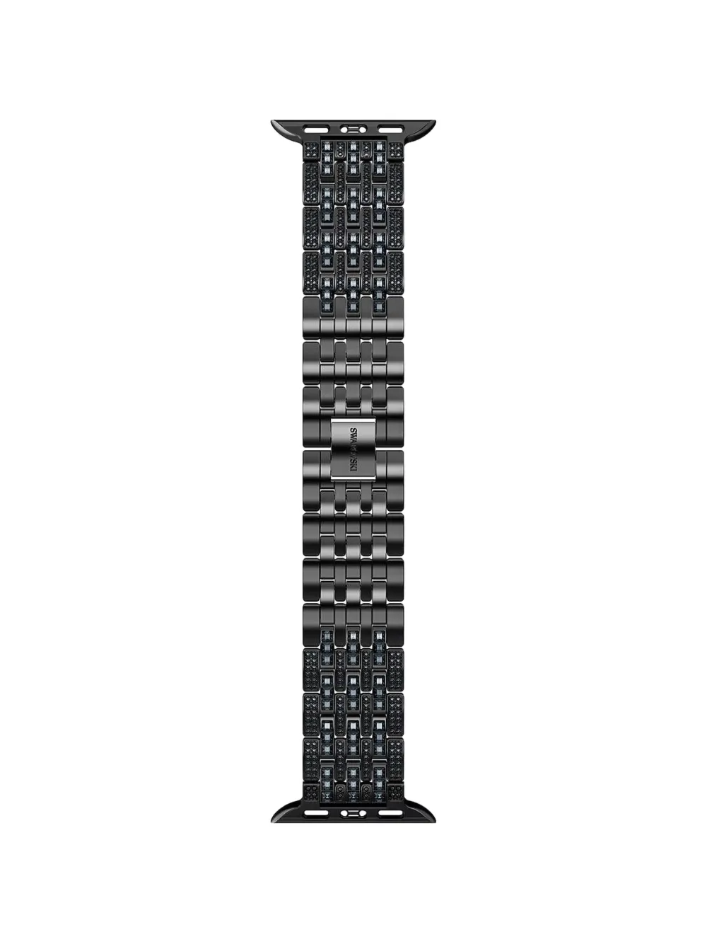 Swarovski crystal-embellished watch strap - Nero