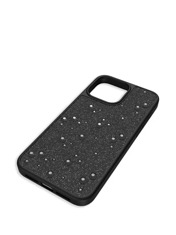Swarovski Studded iPhone 16 Pro Max Case - Black Swarovski Studded iPhone 16 Pro Max Case - Black
