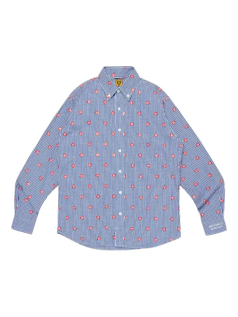 Human Made heart gingham-pattern shirt