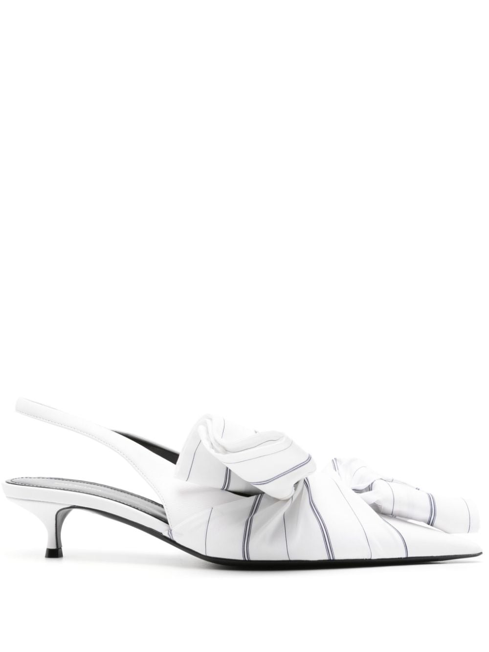 Balenciaga Knife Chemise 40mm Pumps In White