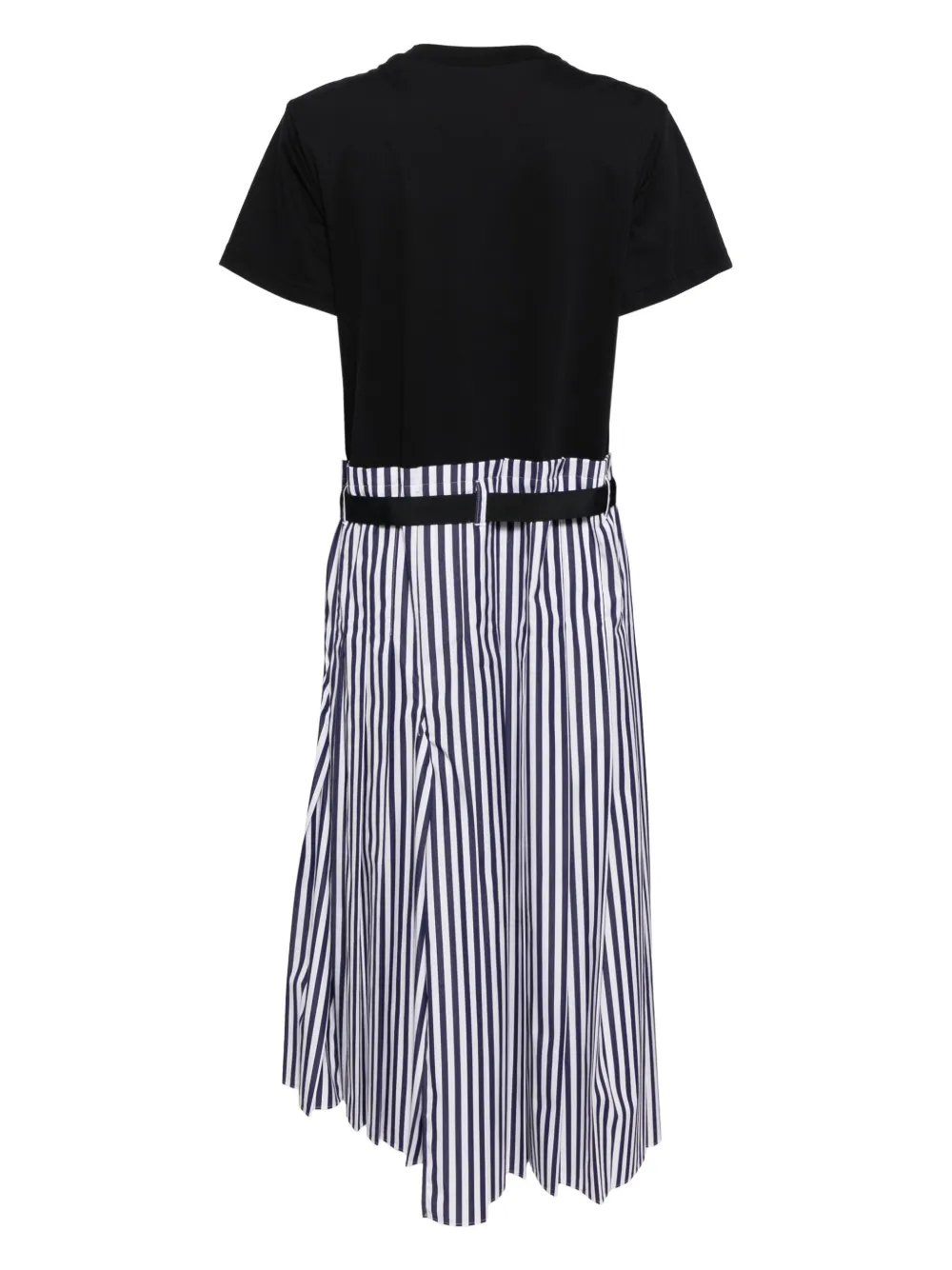 sacai striped dress - Blauw