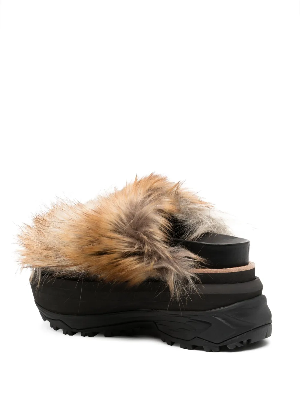 sacai Wingtip sandals Brown