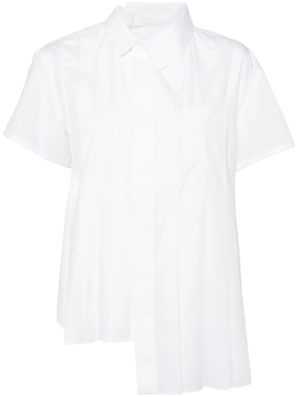 Sacai Asymmetrische blouse Wit