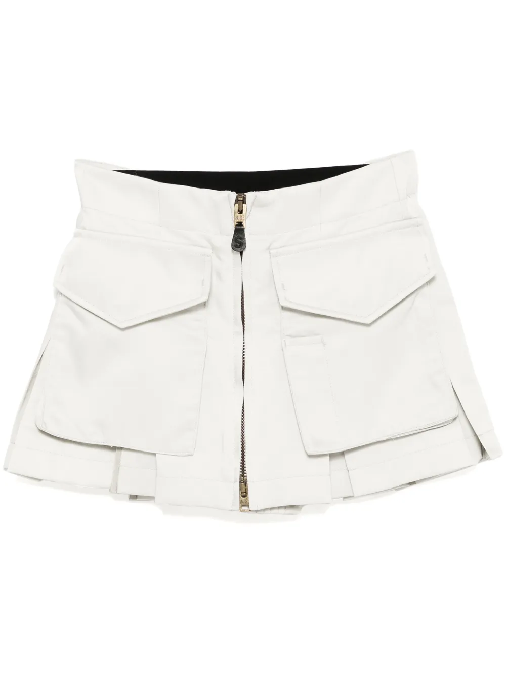 Sacai Shorts met geplooid detail Grijs