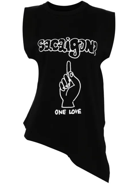 sacai  Gonz print vest