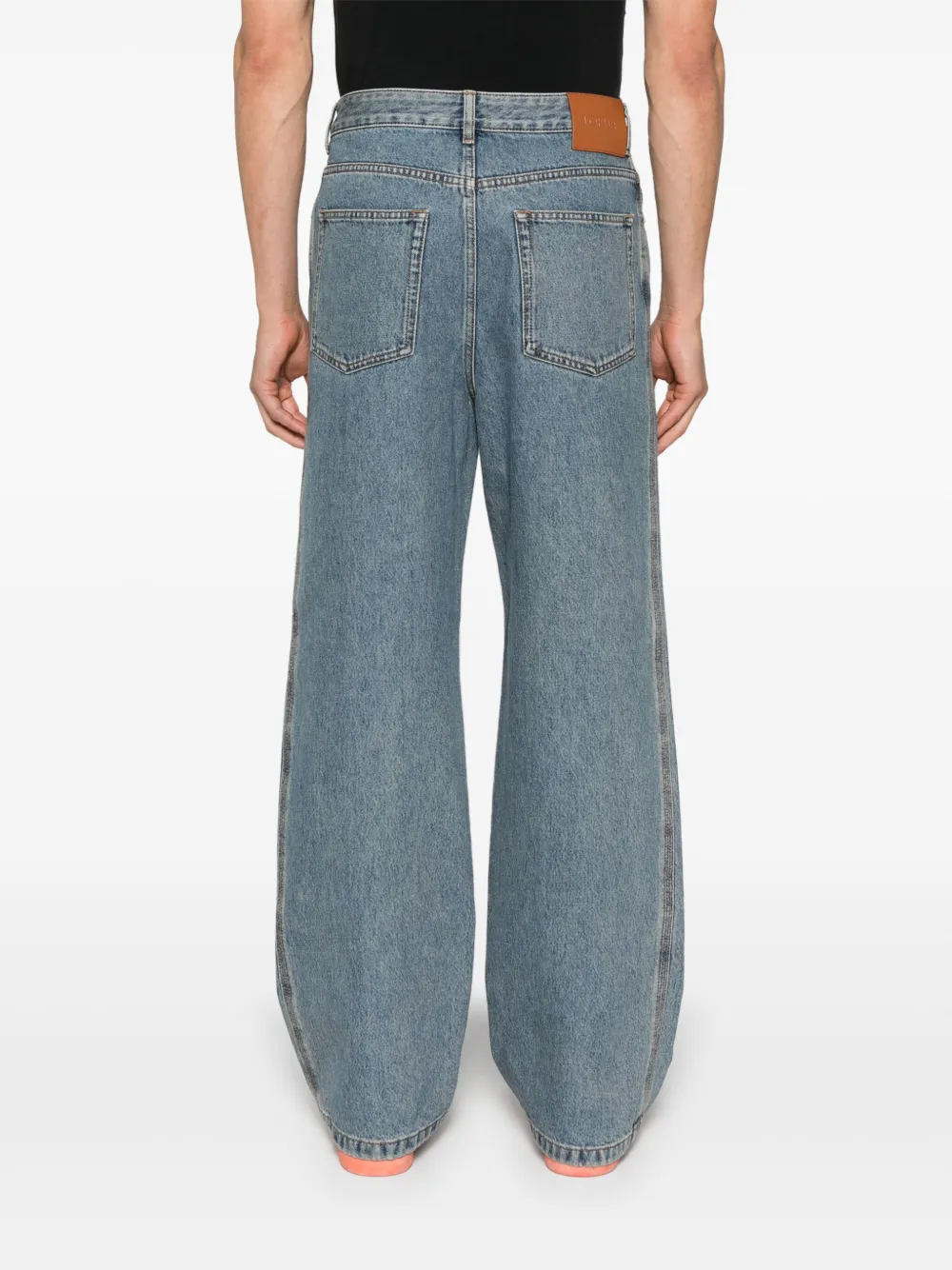 Affordable LOEWE Anagram mid-rise straight jeans Men