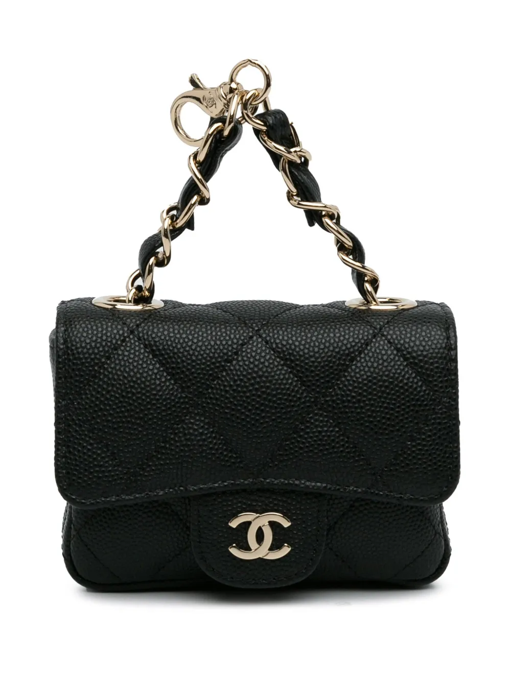 CHANEL Pre-Owned 2021 CC Caviar Classic belt bag – Black