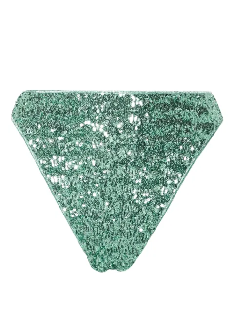 Oséree sequin-embellished bikini bottoms