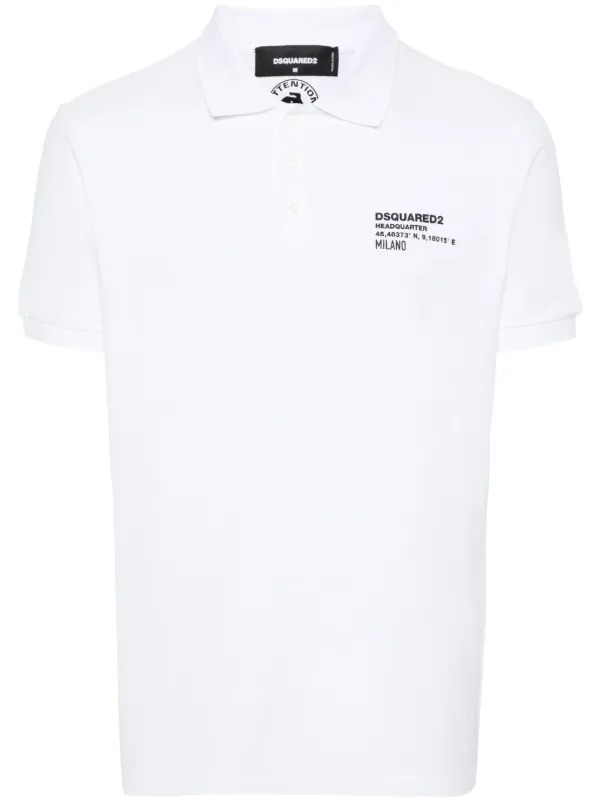 DSQUARED2 ポロシャツ | ホワイト | FARFETCH JP