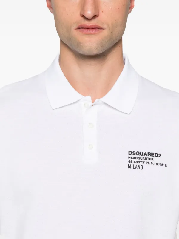 DSQUARED2 ポロシャツ | ホワイト | FARFETCH JP