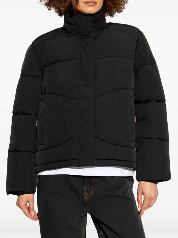 High neck puffer jacket best sale