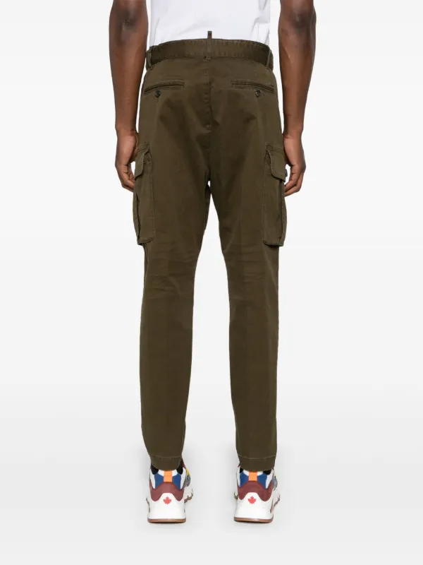 DSQUARED2 グリーン カーゴパンツ 48 DSQUARED2 テーパード カーゴパンツ | グリーン | FARFETCH JP