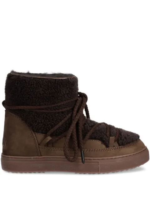 Inuikii lace-up shearling ankle boots