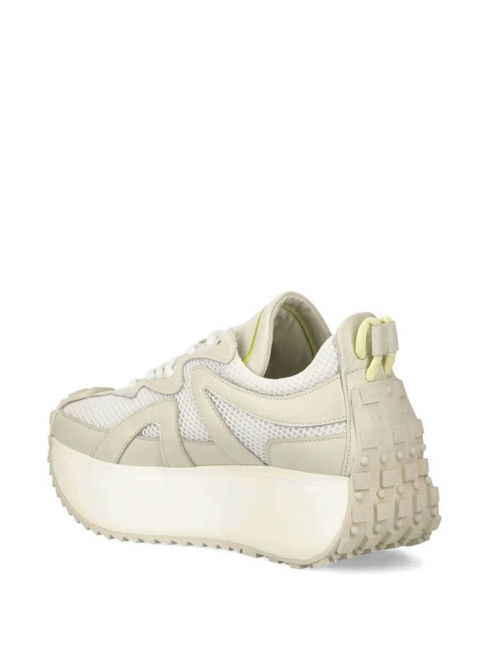 Inuikii Sneakers met mesh vlakken Beige