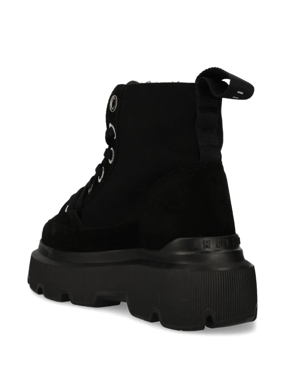 Inuikii lace-up boots Black