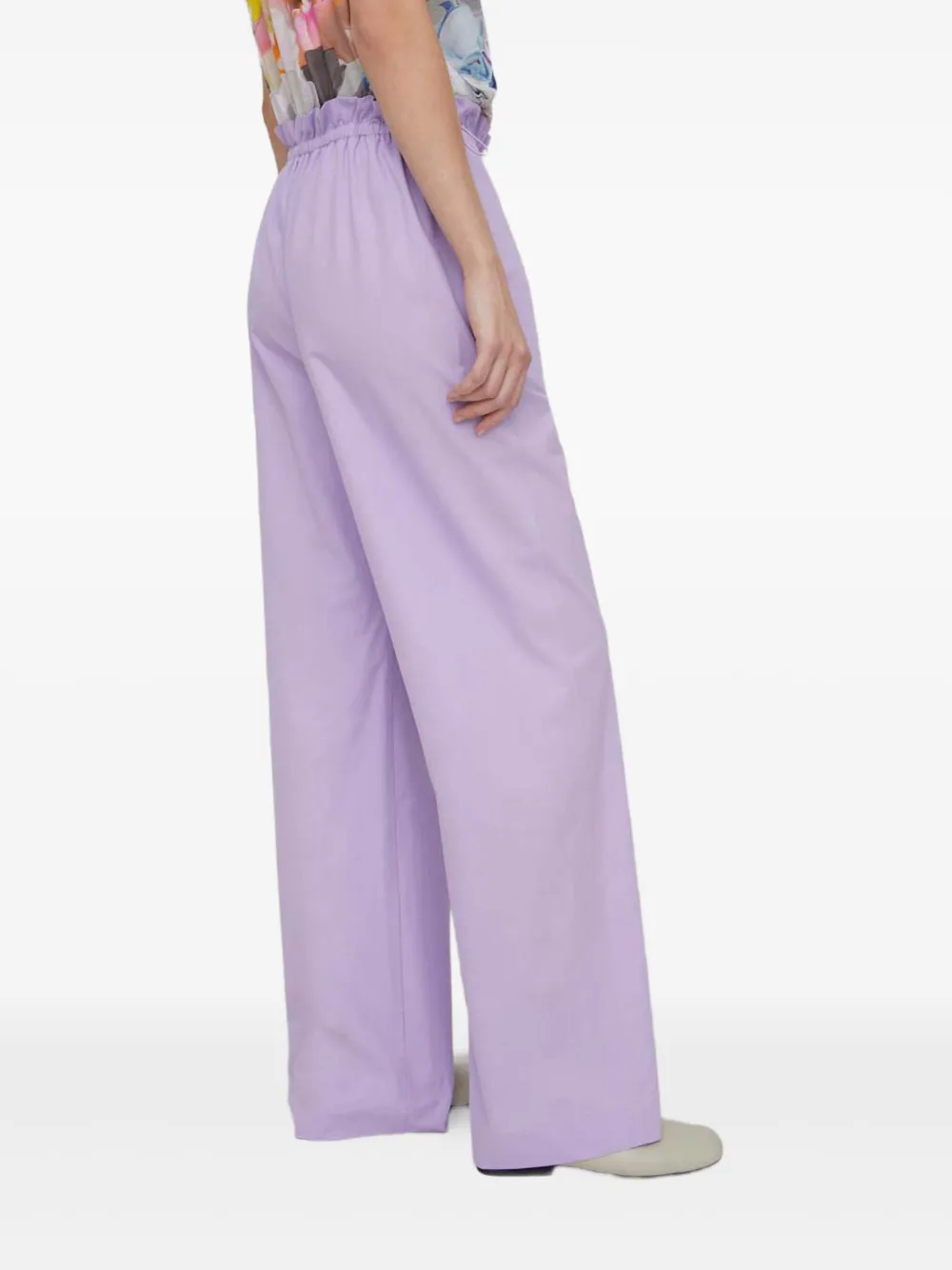 Stine Goya Drawstring Trousers In Purple