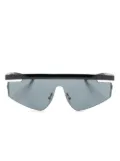 SCUDERIA FERRARI wraparound-frame sunglasses - Black