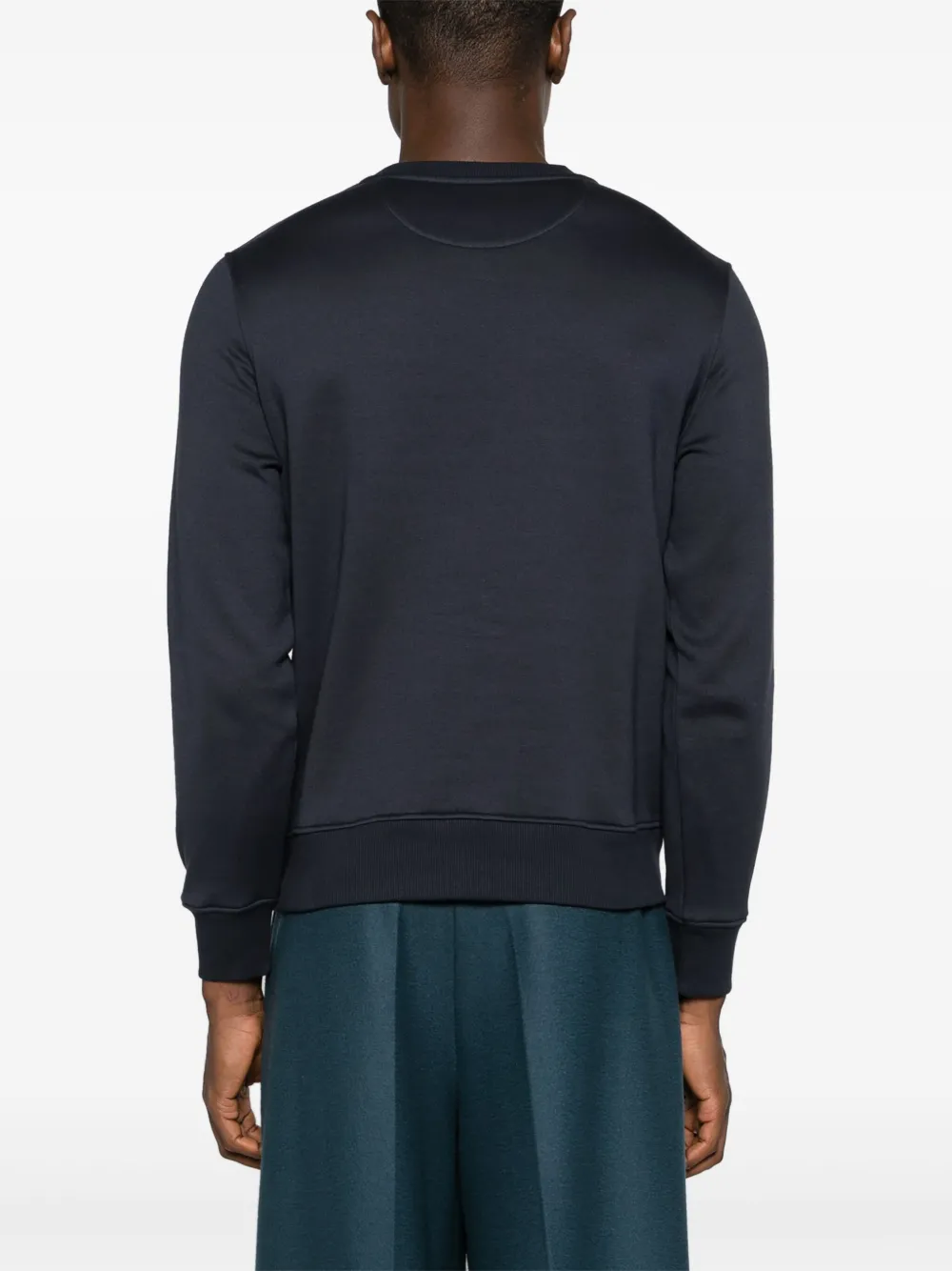 Valentino Garavani Sweater met logoplakkaat Blauw
