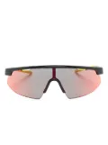 SCUDERIA FERRARI shield-frame sunglasses - Black