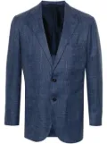 Kiton single-breasted blazer - Blue