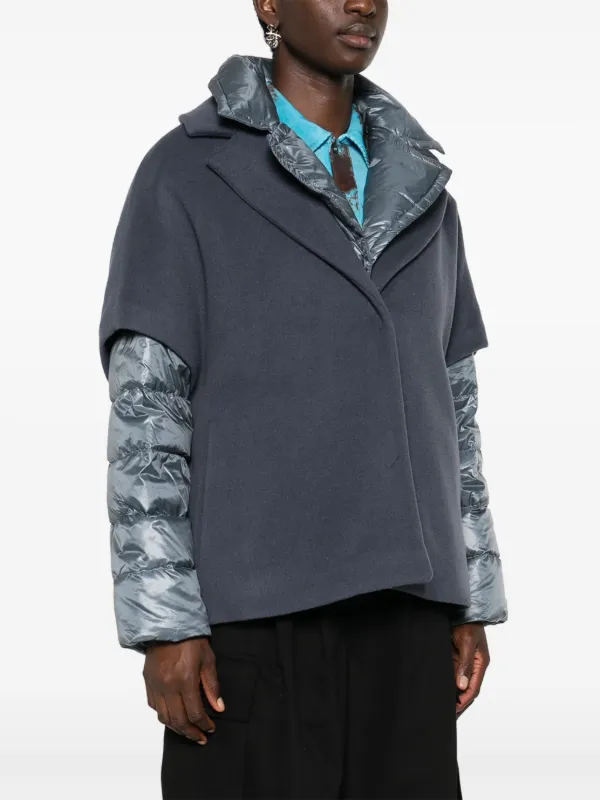 HERNO レイヤードパデッドコート　40 HERNO レイヤードパデッドコート40