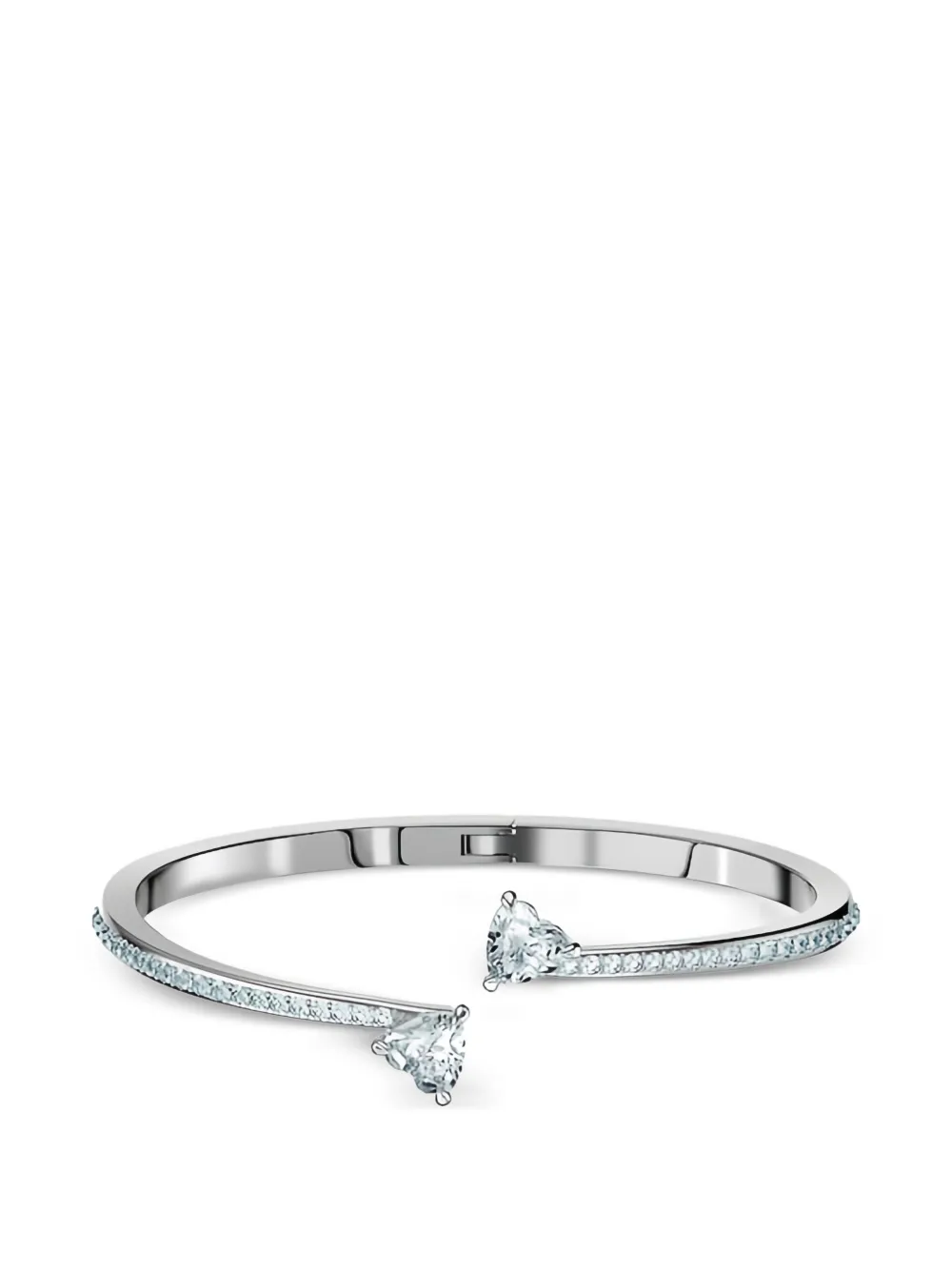 Swarovski heart crystal bracelet - Argento