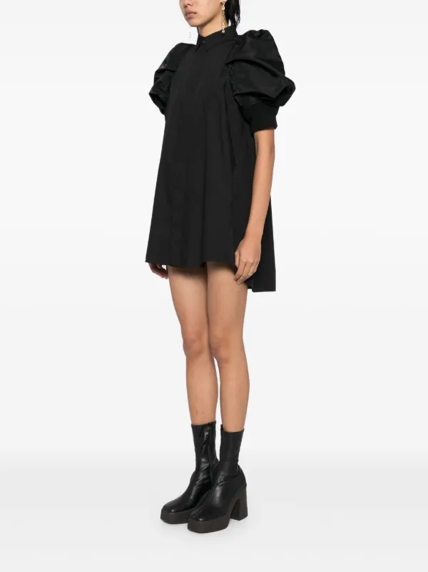 Sacai Cotton Poplin x Nylon Twill Dress