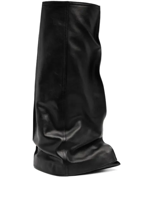 sacai botas con agujetas