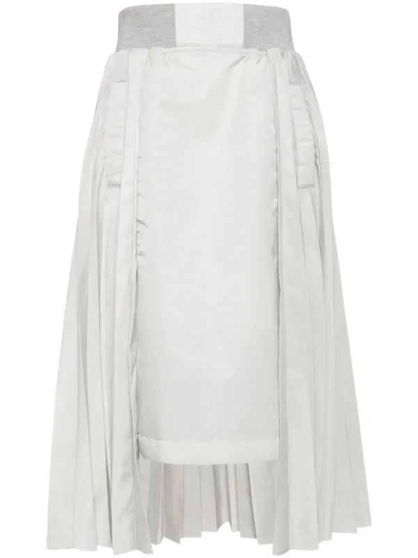 Sacai パネル スカート - Farfetch
