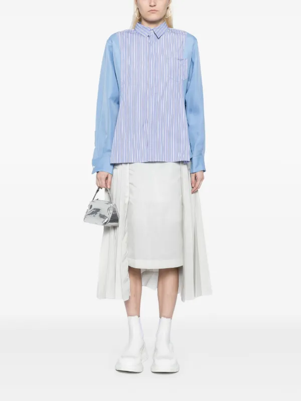 Sacai パネル スカート - Farfetch