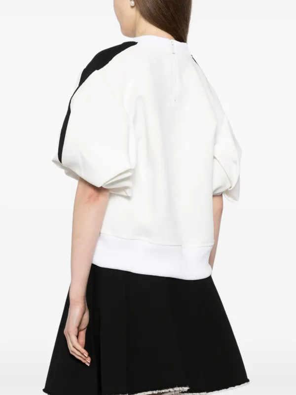 Sacai パフスリーブ Tシャツ | ホワイト | FARFETCH JP
