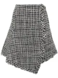 sacai tweed skirt - Blue
