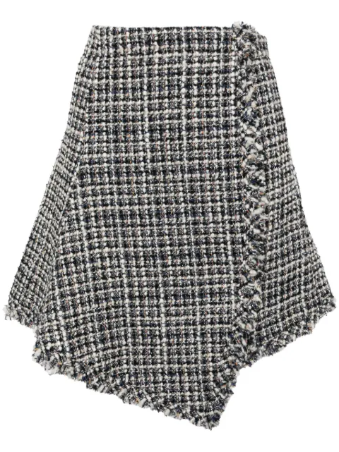 sacai tweed skirt