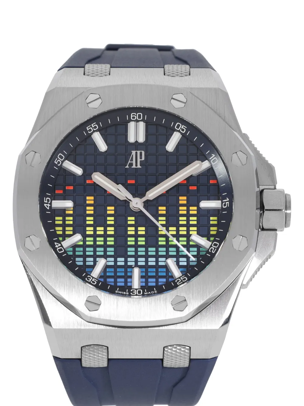 Audemars Piguet Ongedragen Royal Oak Offshore 43 mm horloge - Blauw