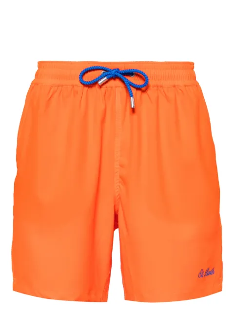 MC2 Saint Barth logo-embroidered swim shorts