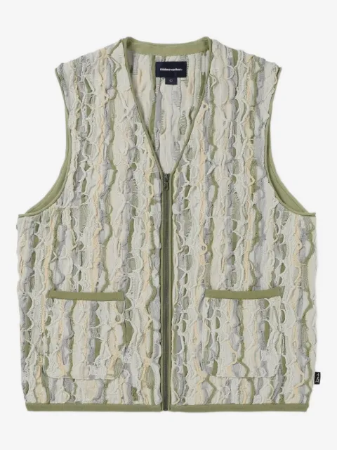 This Is Never That abstract-print gilet