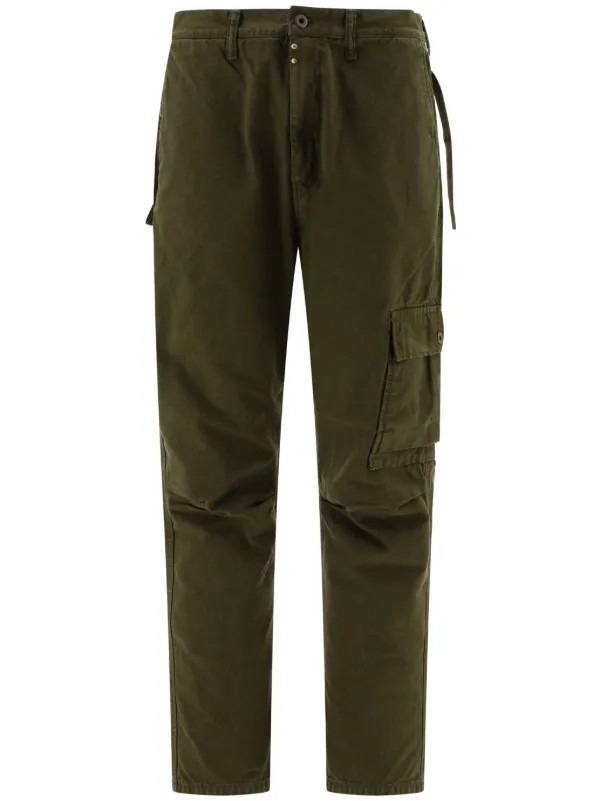 KAPITAL Cargo Pocket Trousers | Green | FARFETCH UK