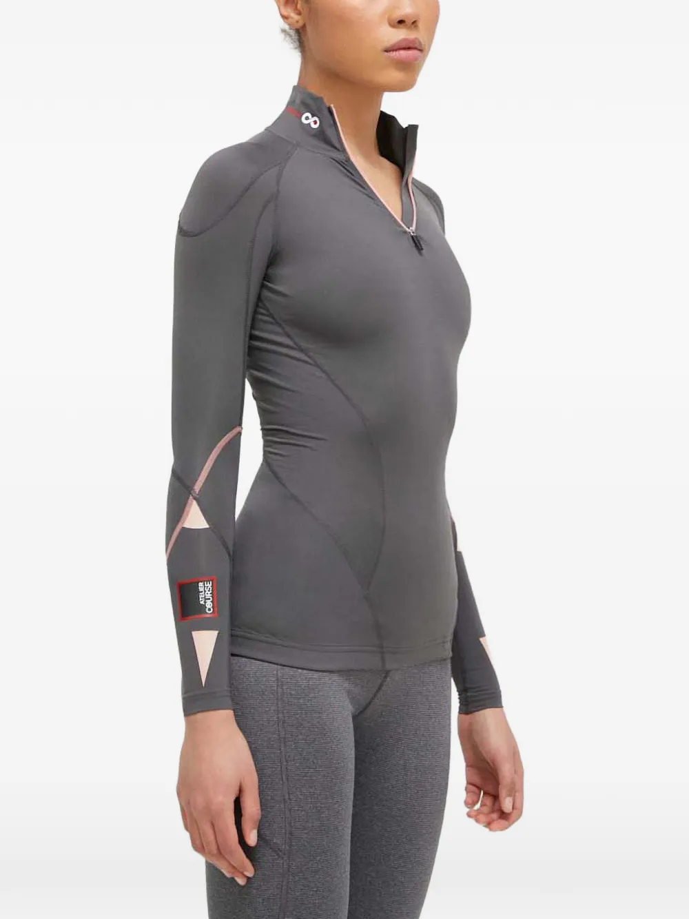 Rossignol half-zip top - Grigio