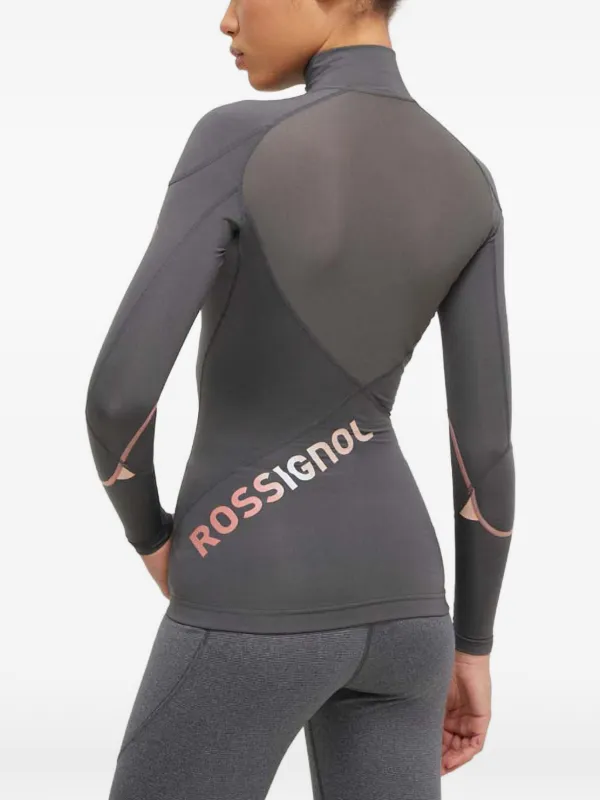 ROSSIGNOL シルバー ブラック ウェアセット Rossignol half-zip Top | Grey | FARFETCH