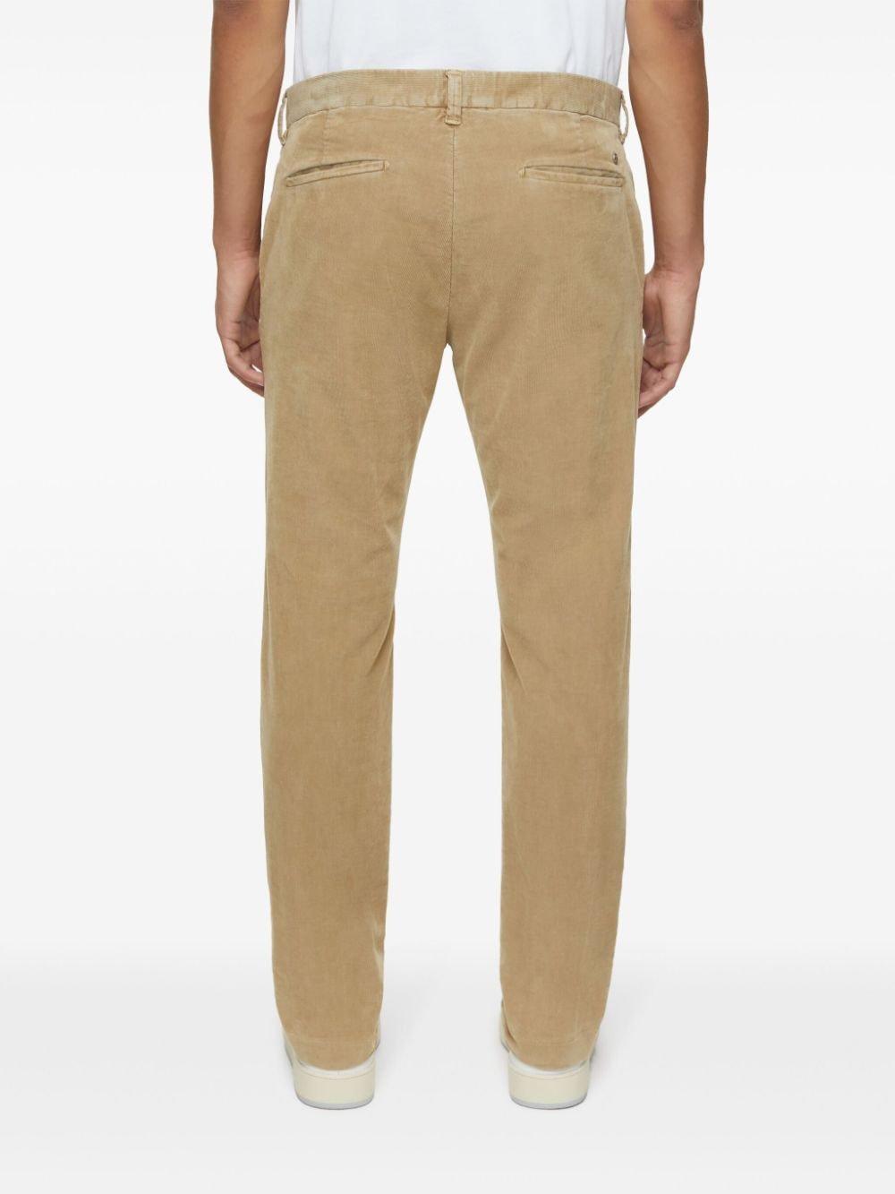 Shop Closed Darwin Low-waist Slim-cut Chino Trousers In Neutrals