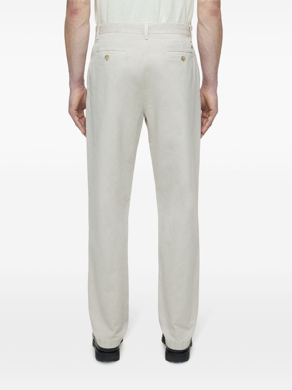 Shop Closed Tacoma Mid-waist Tapered-leg Trousers In Neutrals