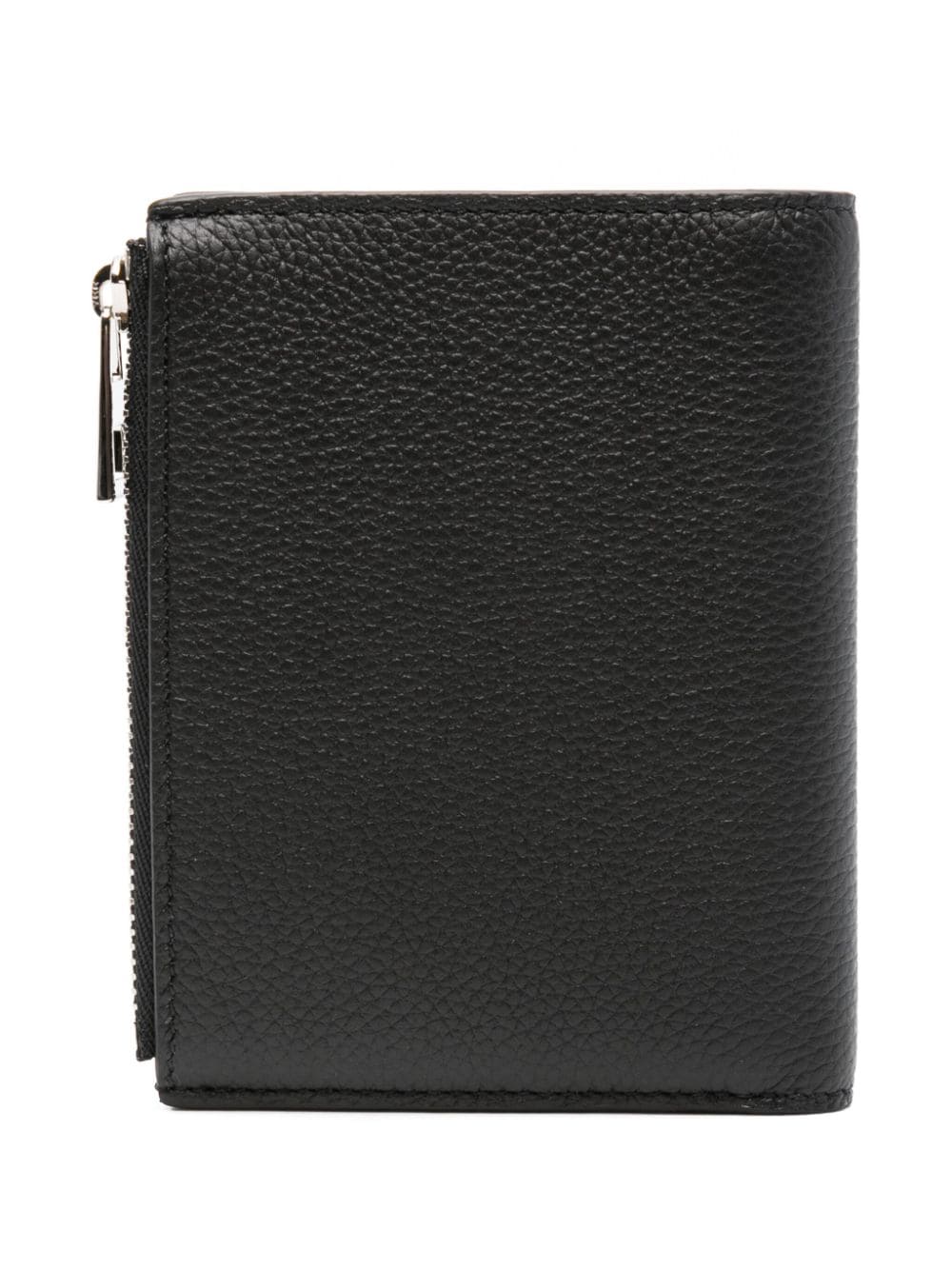 LOEWE Slim Compact leren portemonnee - Zwart