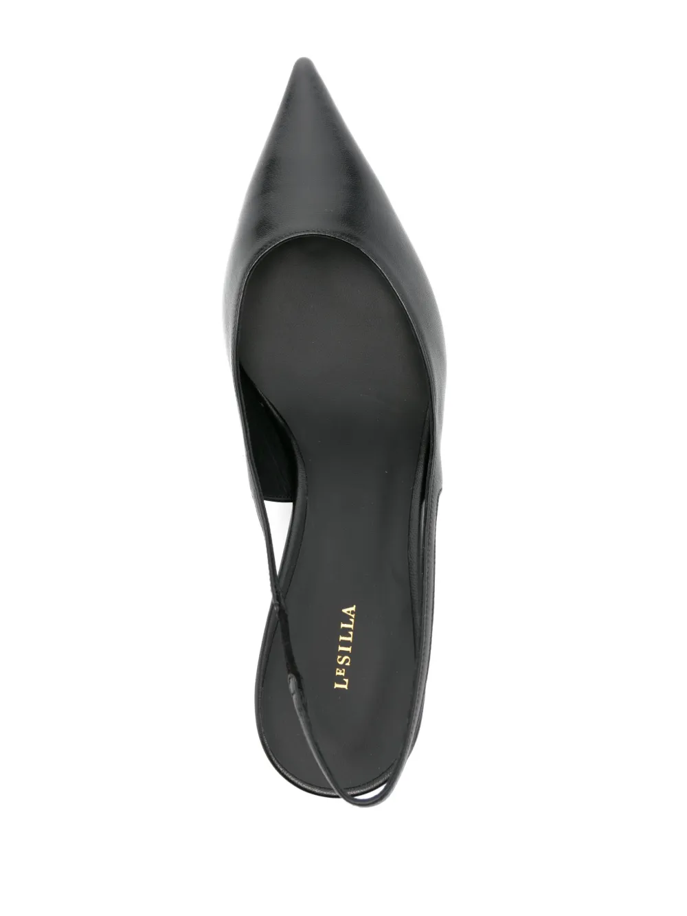 Le Silla Bella 60 mm leren pumps Zwart