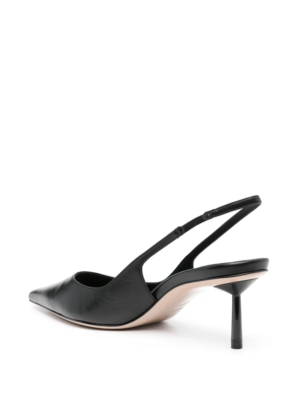 Le Silla Bella 60 mm leren pumps Zwart