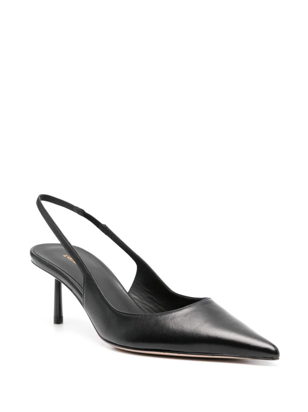 Le Silla Bella 60 mm leren pumps Zwart