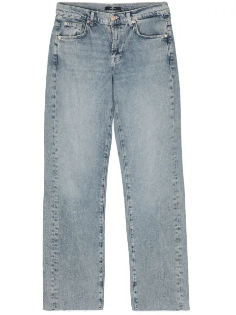 7 For All Mankind Tess high-rise straight-leg jeans