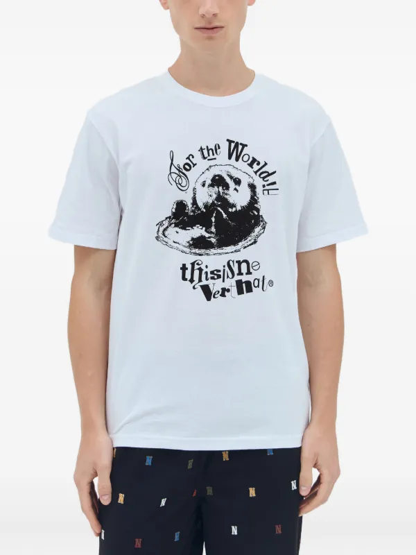This Is Never That プリント Tシャツ | ホワイト | FARFETCH JP